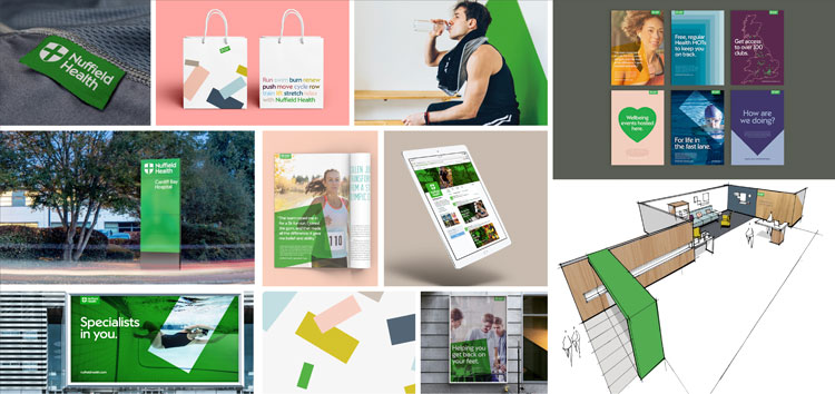 醫療保健和健身連鎖品牌，整套專業vi設計分析