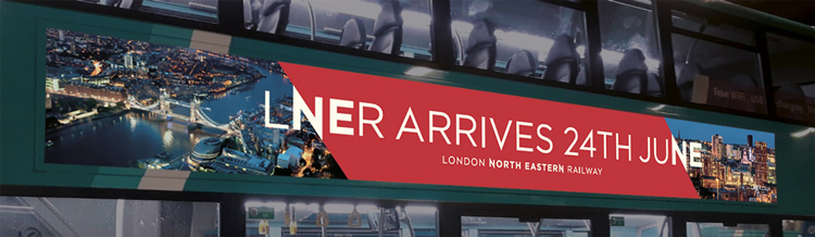 倫敦東北鐵路公司商業形象設計，品牌重塑升級改造