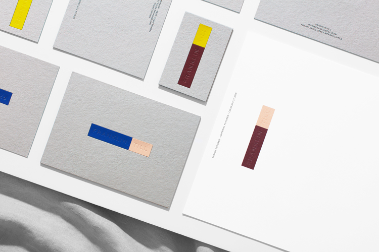 FranklinTill用顏色條塑造全新品牌形象設計，簡約大氣