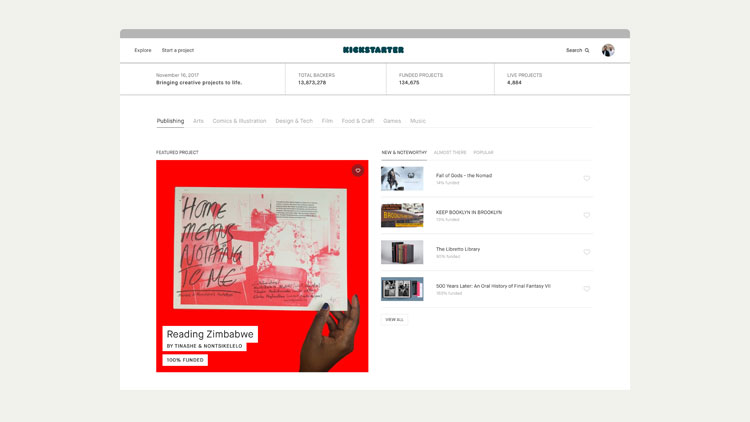 Kickstarter品牌設計方案，品牌視覺創意設計分析