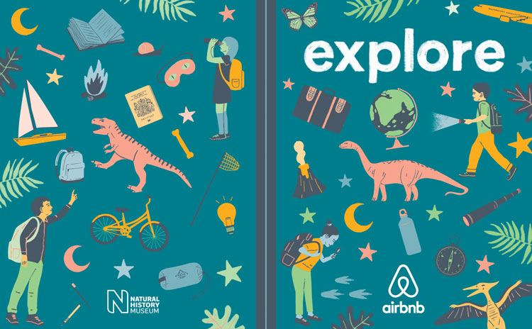 自然歷史博物館中的兒童活動IP動漫形象設(shè)計