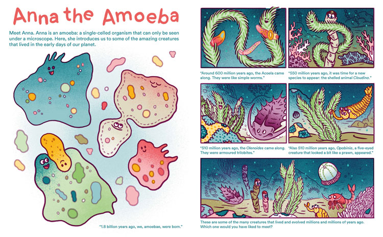 自然歷史博物館中的兒童活動IP動漫形象設(shè)計