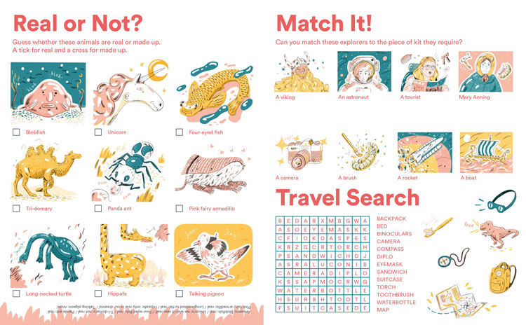 自然歷史博物館中的兒童活動IP動漫形象設(shè)計