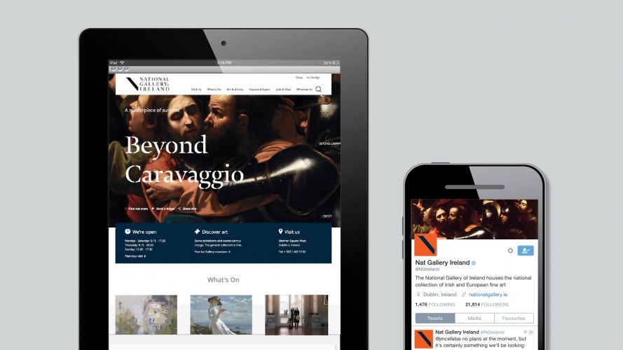 愛爾蘭國家美術(shù)館vi設(shè)計欣賞