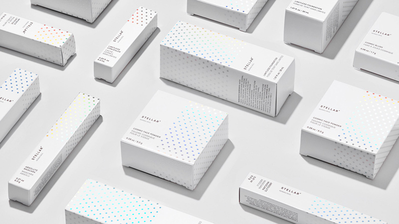 Stellar美妝公司vi品牌形象設計案例分析