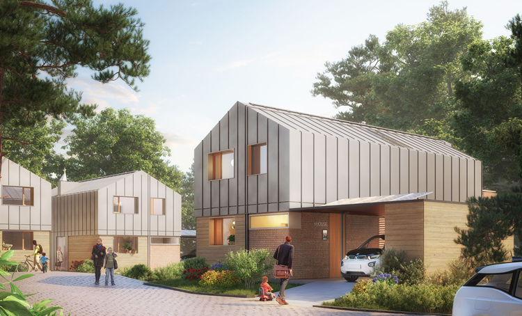 nHouse模塊化住宅的房屋建筑公司logo設計, vi設計