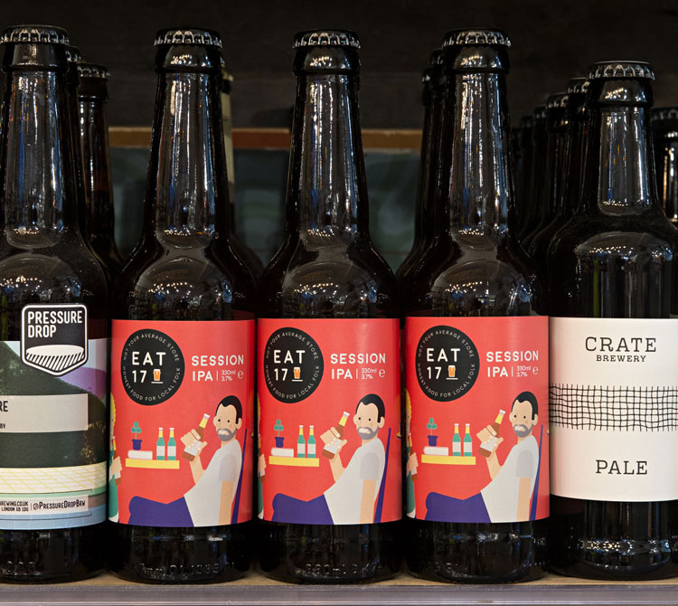 17號餐廳插畫形象設計