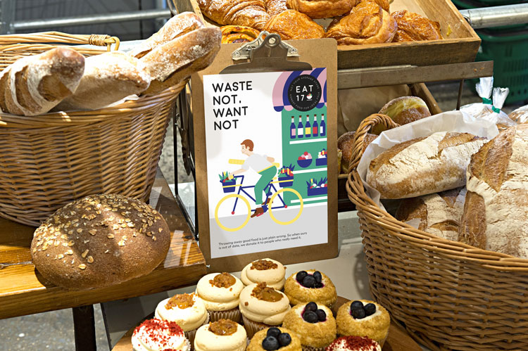 17號餐廳插畫形象設計