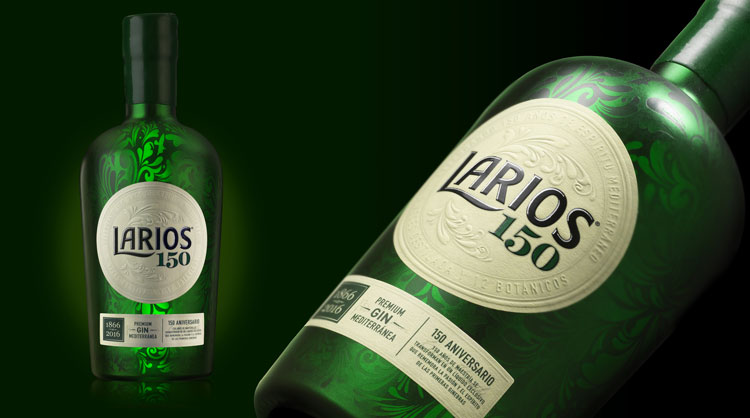 Larios Gin特別版瓶包裝設(shè)計(jì)