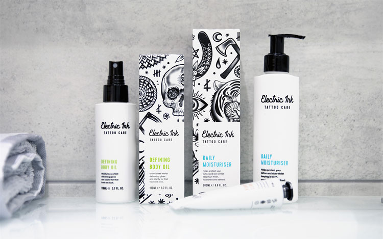 紋身護(hù)理品牌Electric Ink視覺識別設(shè)計(jì)