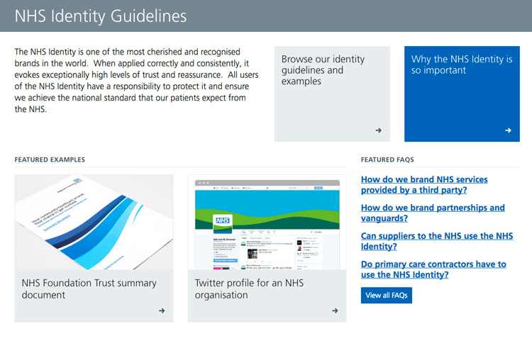 英國(guó)NHS醫(yī)院vi設(shè)計(jì),醫(yī)院logo設(shè)計(jì)