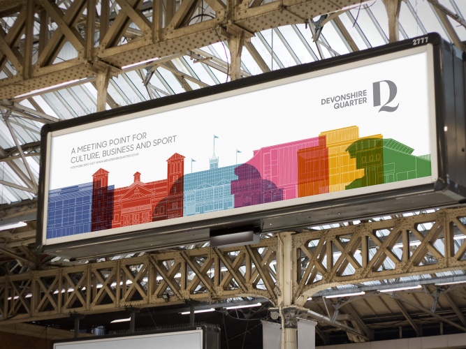 Devonshire Quarter德文郡公園綜合體視覺形象設計