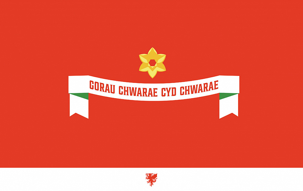 威爾士足球協會龍標志設計