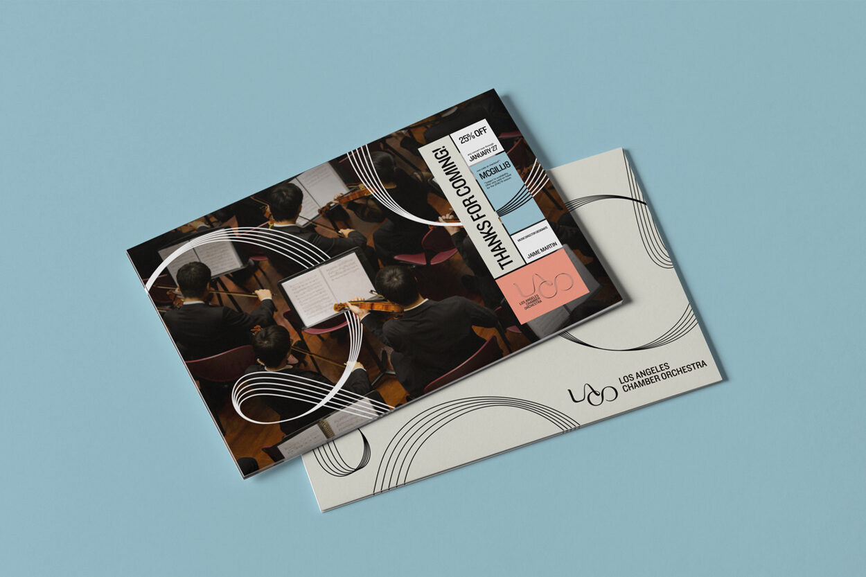 洛杉磯管弦樂隊LACO視覺形象設計，vi設計