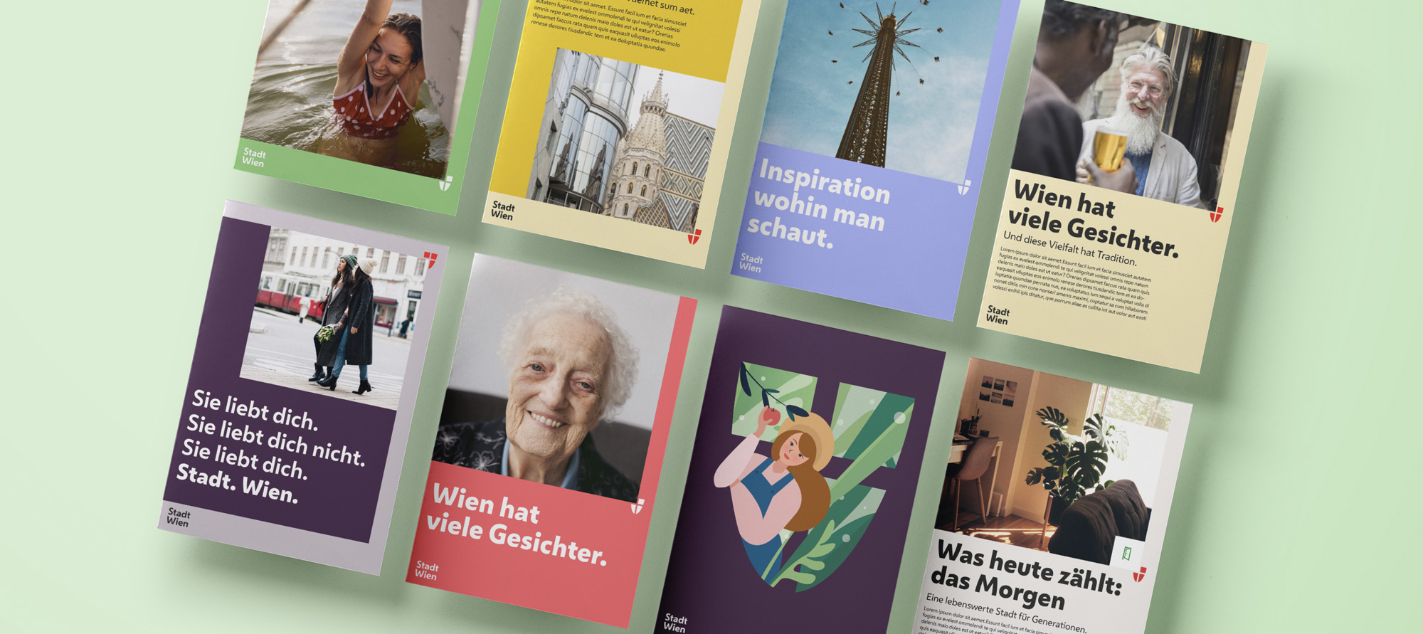 維也納城市形象設計，vi設計，畫冊設計