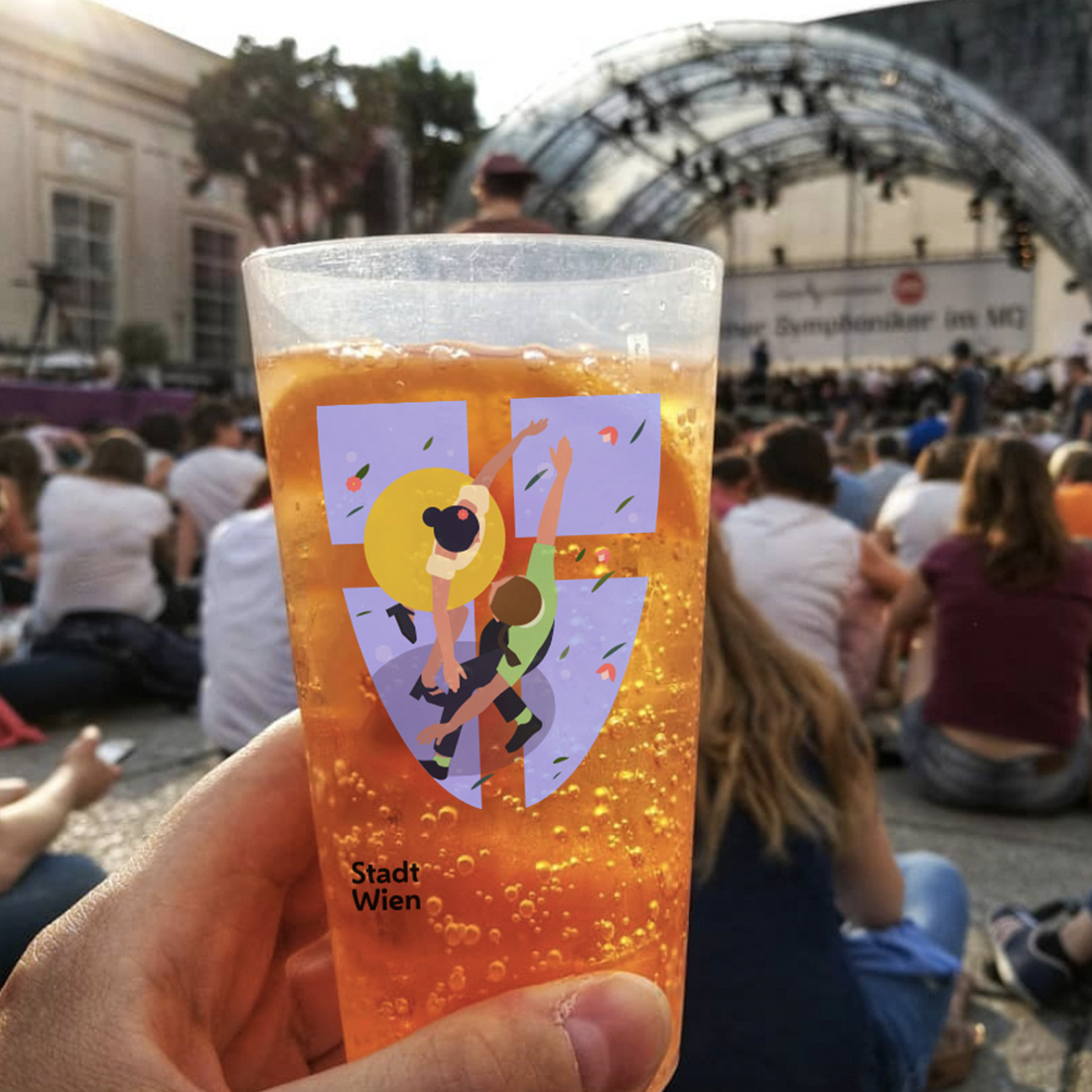 維也納城市形象設計，vi設計，杯子設計