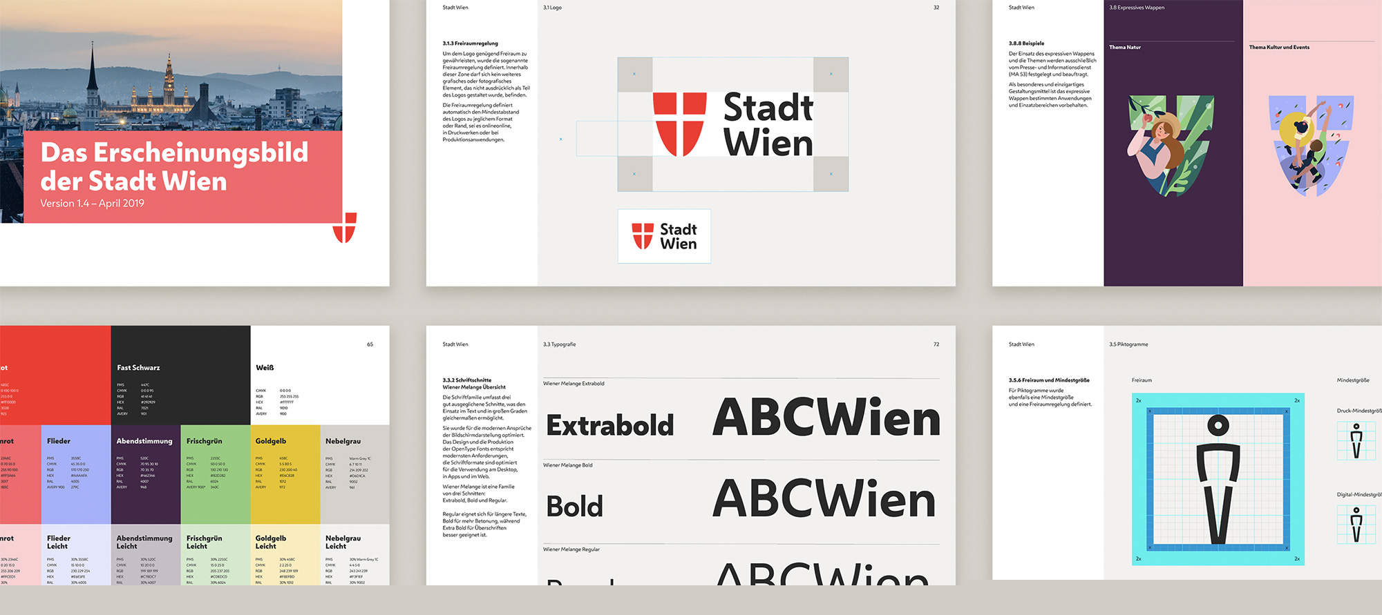 維也納城市形象設計，vi設計