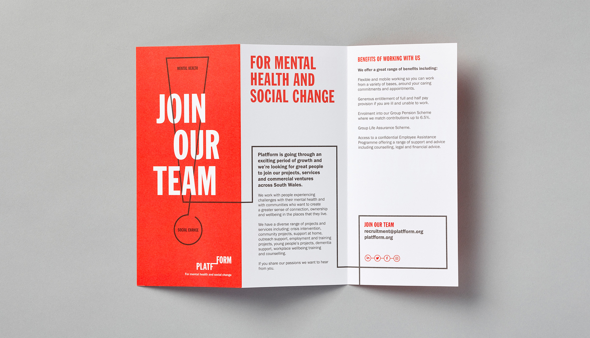 Platfform 精神健康慈善機構視覺識別設計