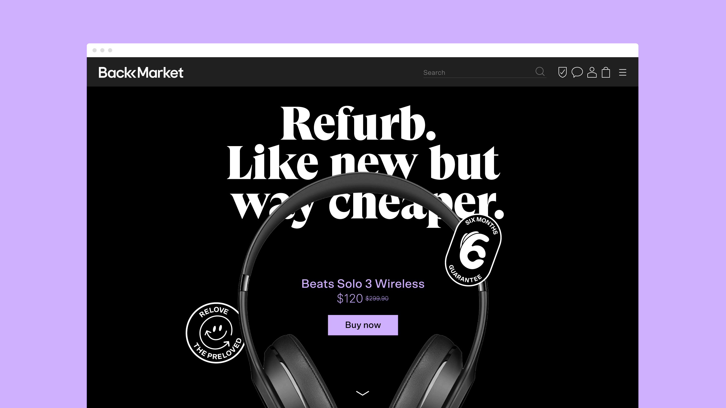 Back Market電子設備翻新服務商公司vi設計,網站設計